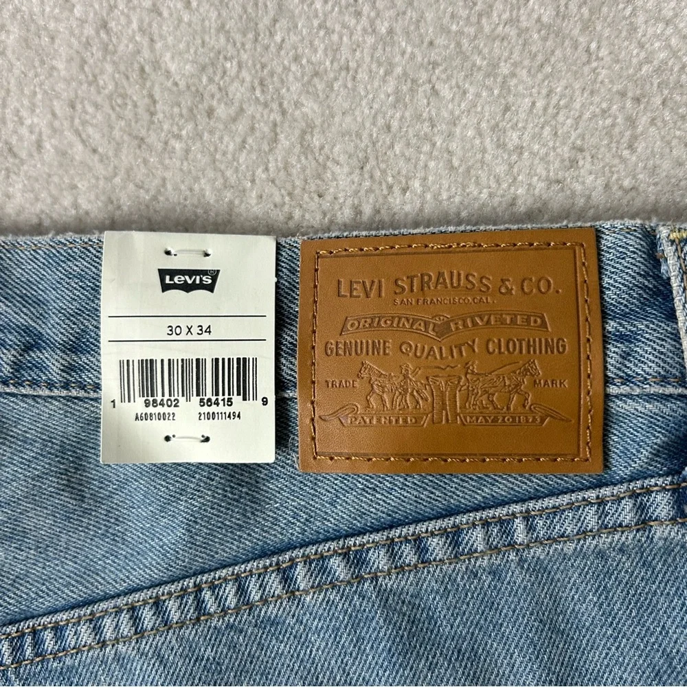 LEVI'S Women's Ribcage Wide Leg Jeans 30x34 Tint Story Medium Wash NWT